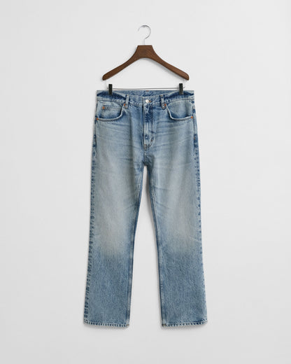 Vintage Washed Bootcut Jeans