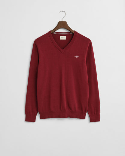 Classic Cotton V-Neck Sweater