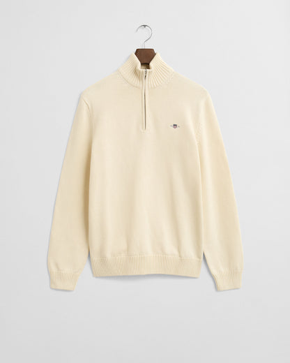 Casual Cotton Half-Zip Sweater