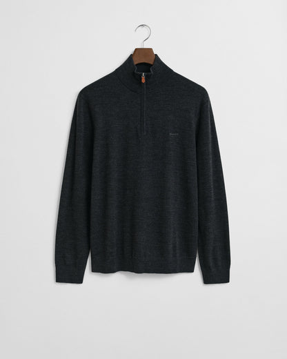Extra Fine Merino Wool Half-Zip Sweater