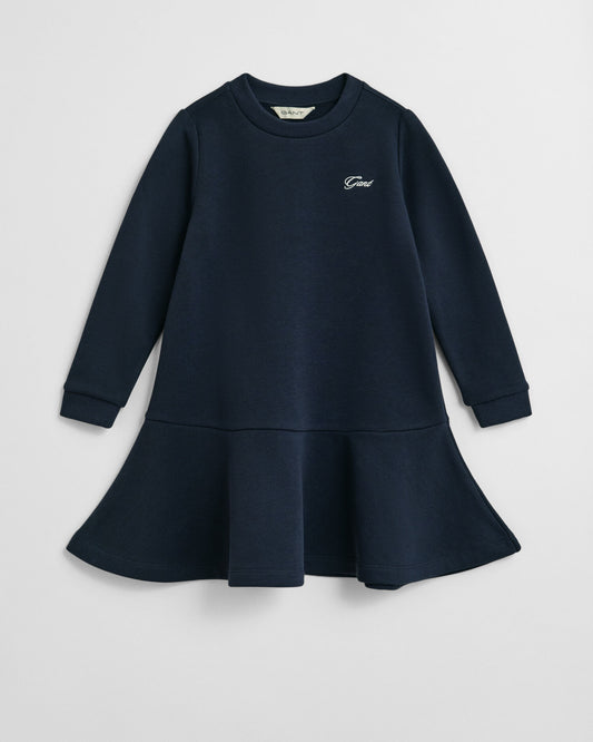 Girls Script Jersey Dress