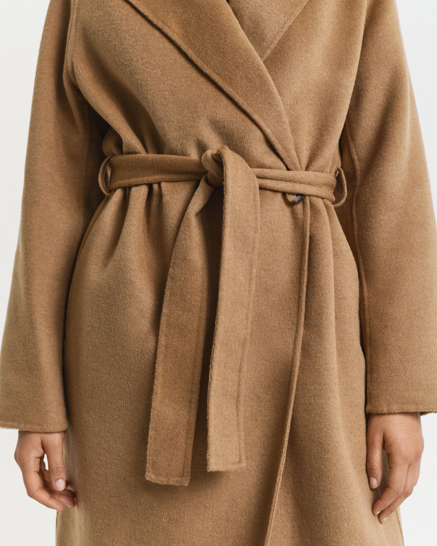 Handstitched Belted Coat