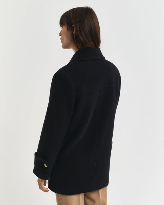 Wool Mid-Length Peacoat