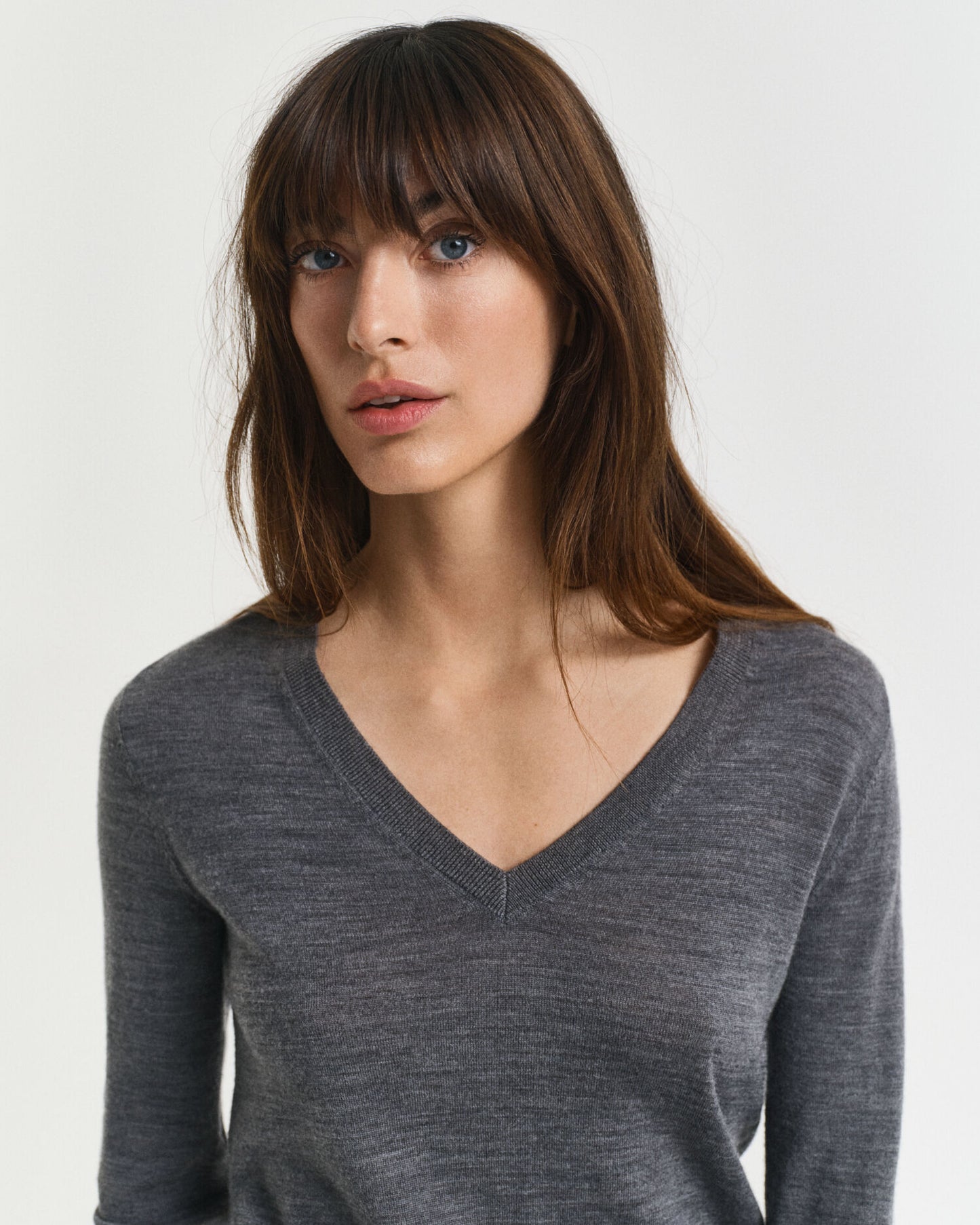 Extra Fine Merino Wool V-Neck Sweater