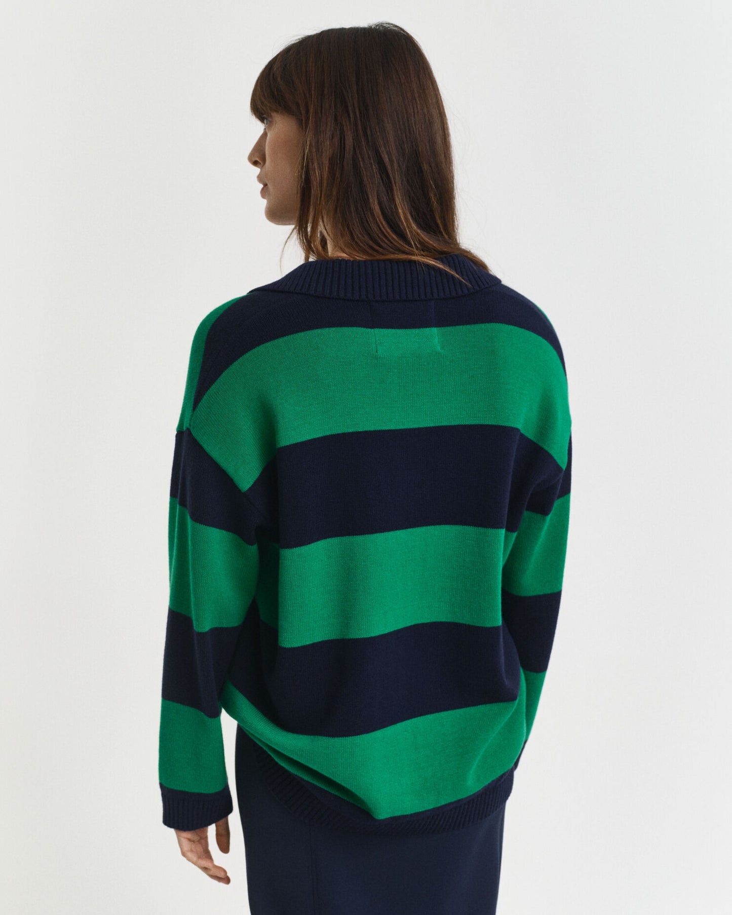 Striped Knitted Rugger
