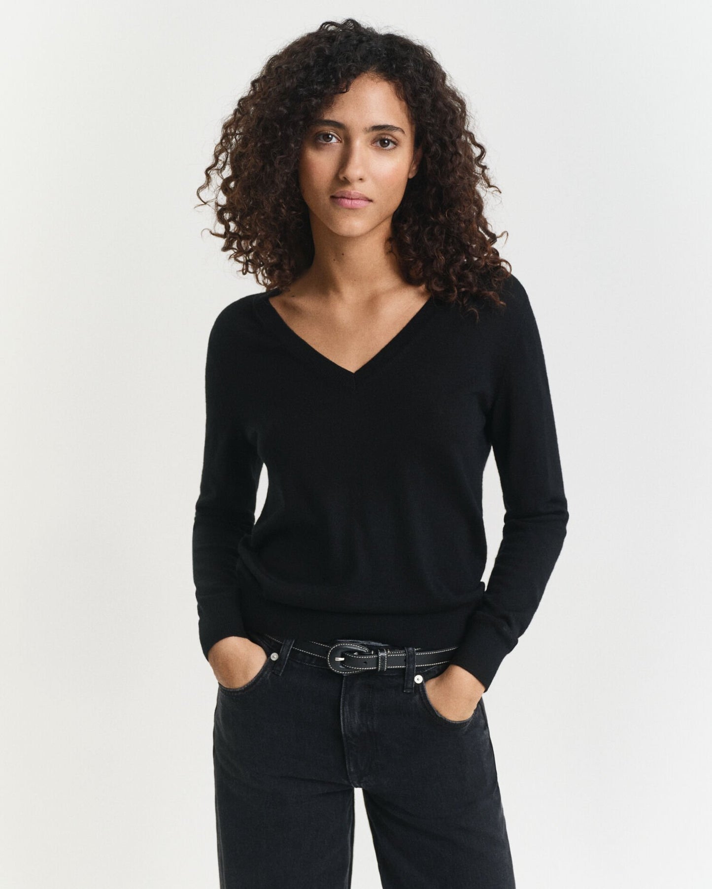 Extra Fine Merino Wool V-Neck Sweater