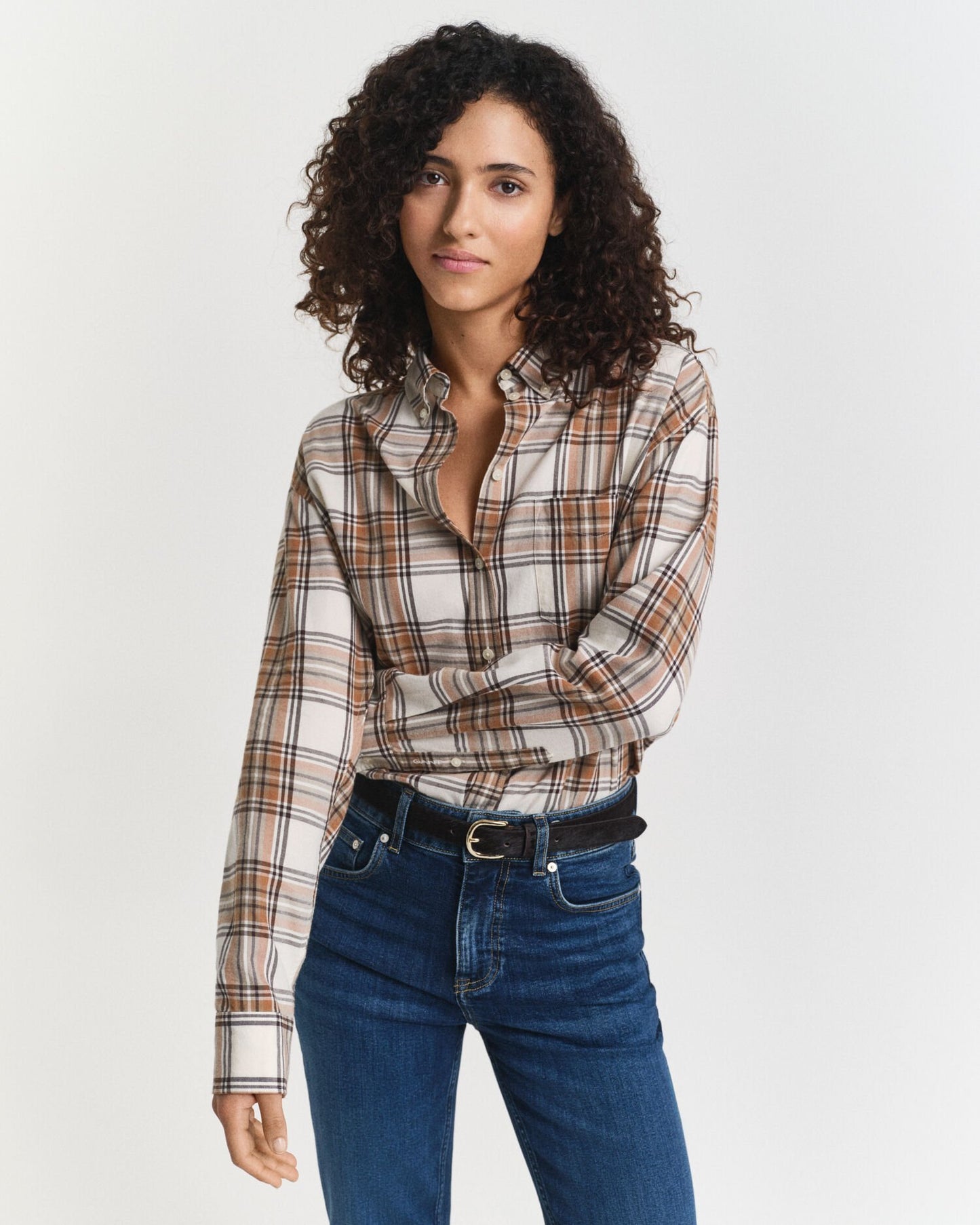 Relaxed Fit Checked Flannel Shirt