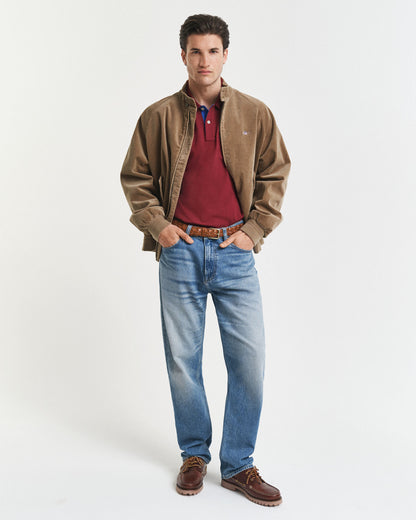 Contrast Piqué Polo Shirt