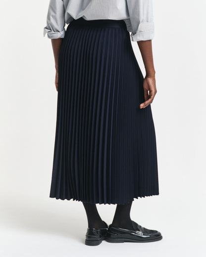 Pleated Midi Skirt
