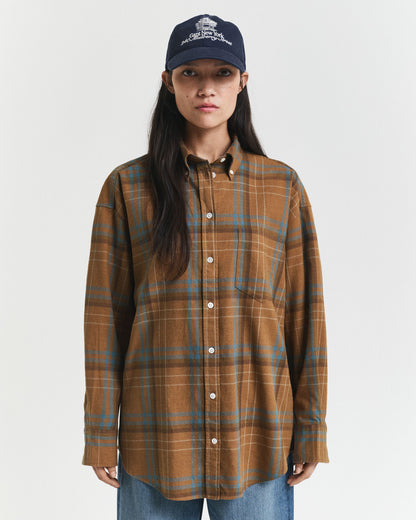 Oversized Checked Shirt