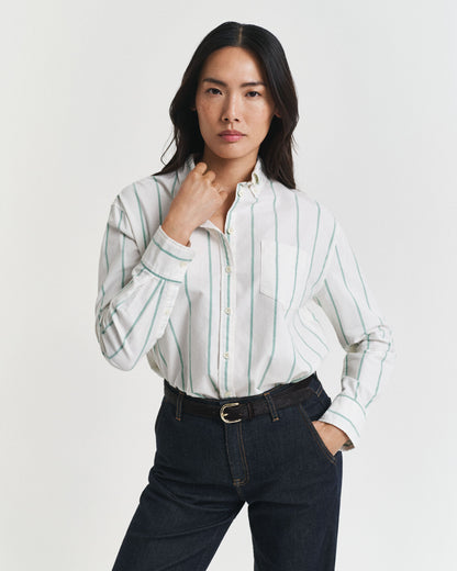 Relaxed Fit Classic Striped Oxford Shirt