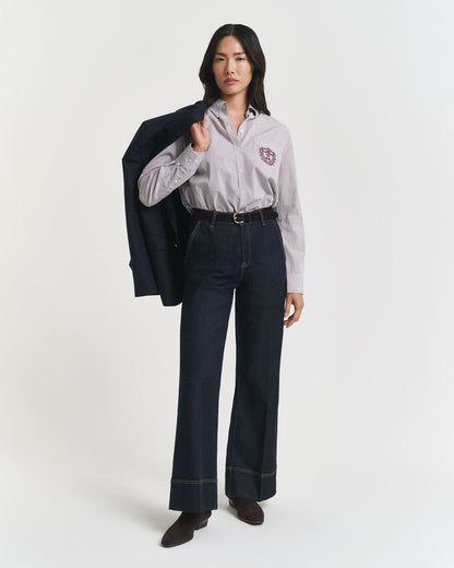 Relaxed Fit Classic Poplin Graphic Shirt