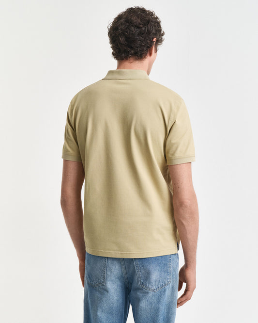 Contrast Piqué Polo Shirt