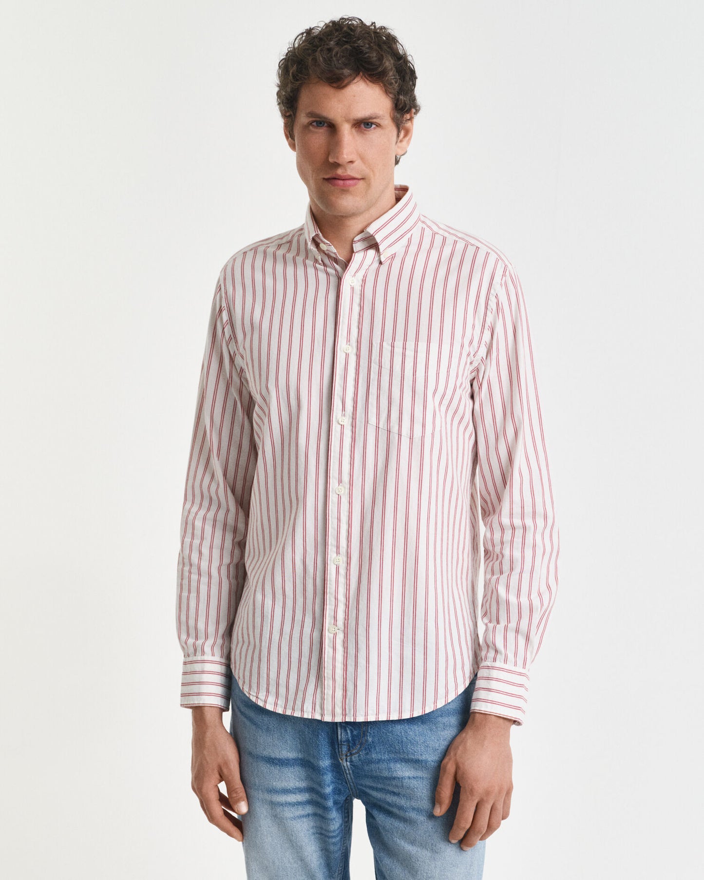 Regular Fit Striped Archive Poplin Shirt