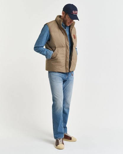 Cotton Mid Down Puffer Vest
