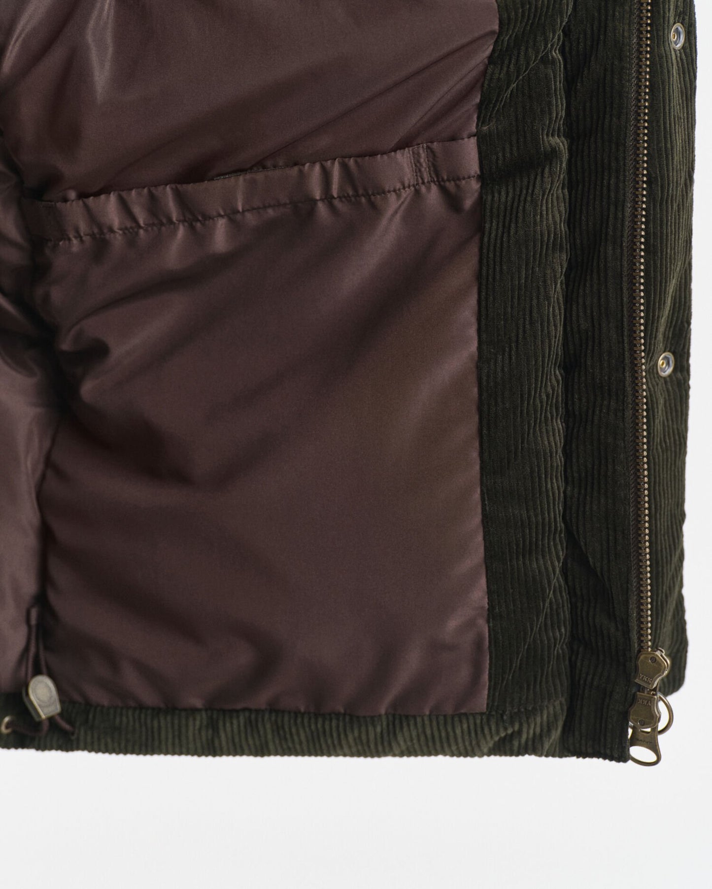 Corduroy Down Puffer Jacket