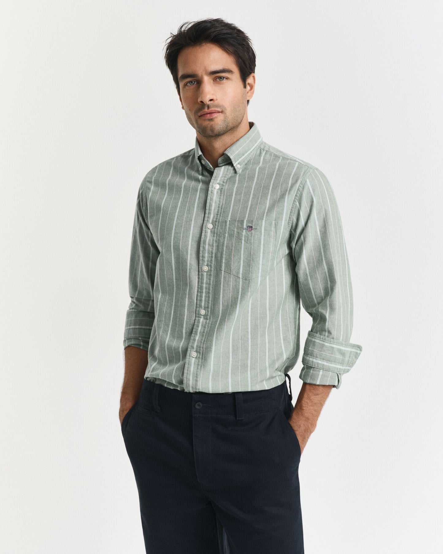 Regular Fit Striped Classic Oxford Shirt