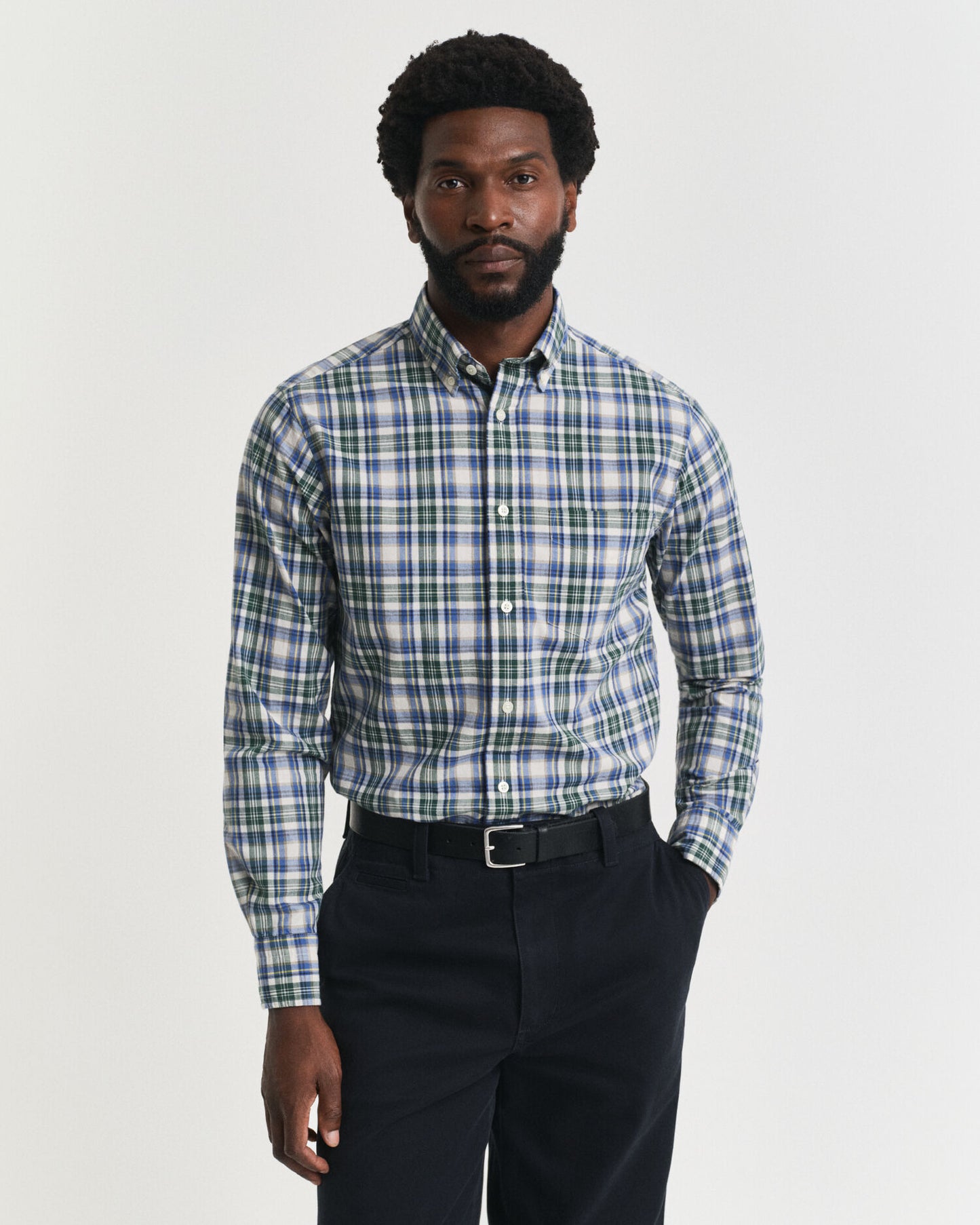 Regular Fit Checked Archive Poplin Shirt