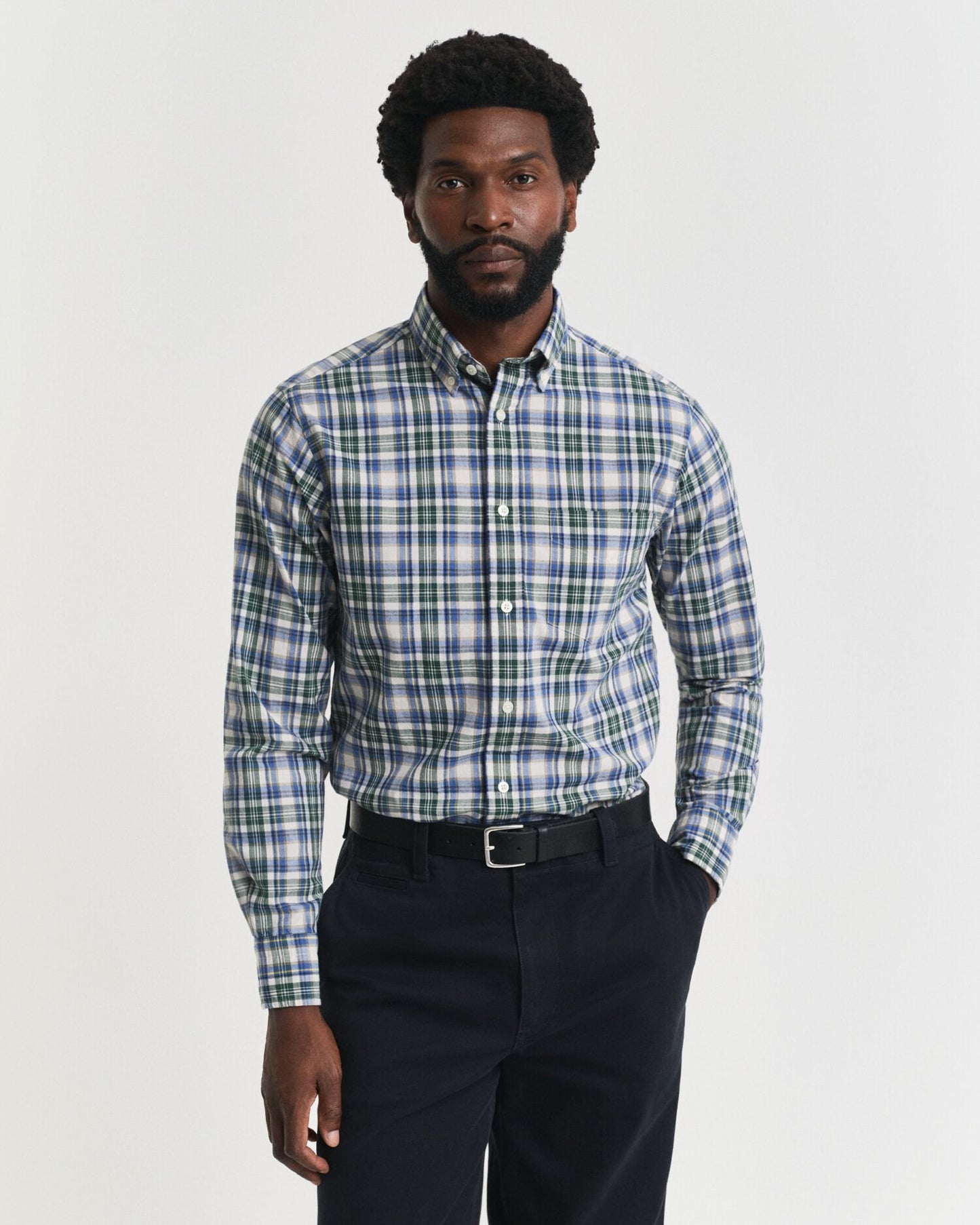 Regular Fit Checked Archive Poplin Shirt