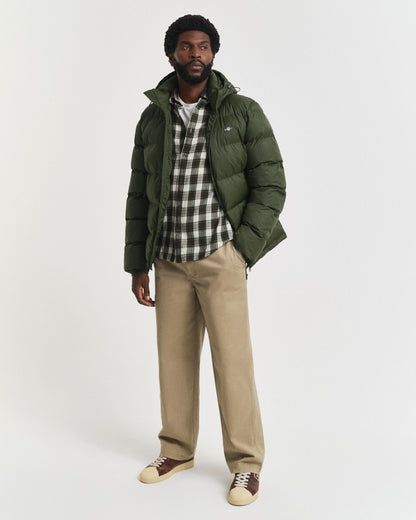 Regular Fit Checked Windblown Flannel Shirt