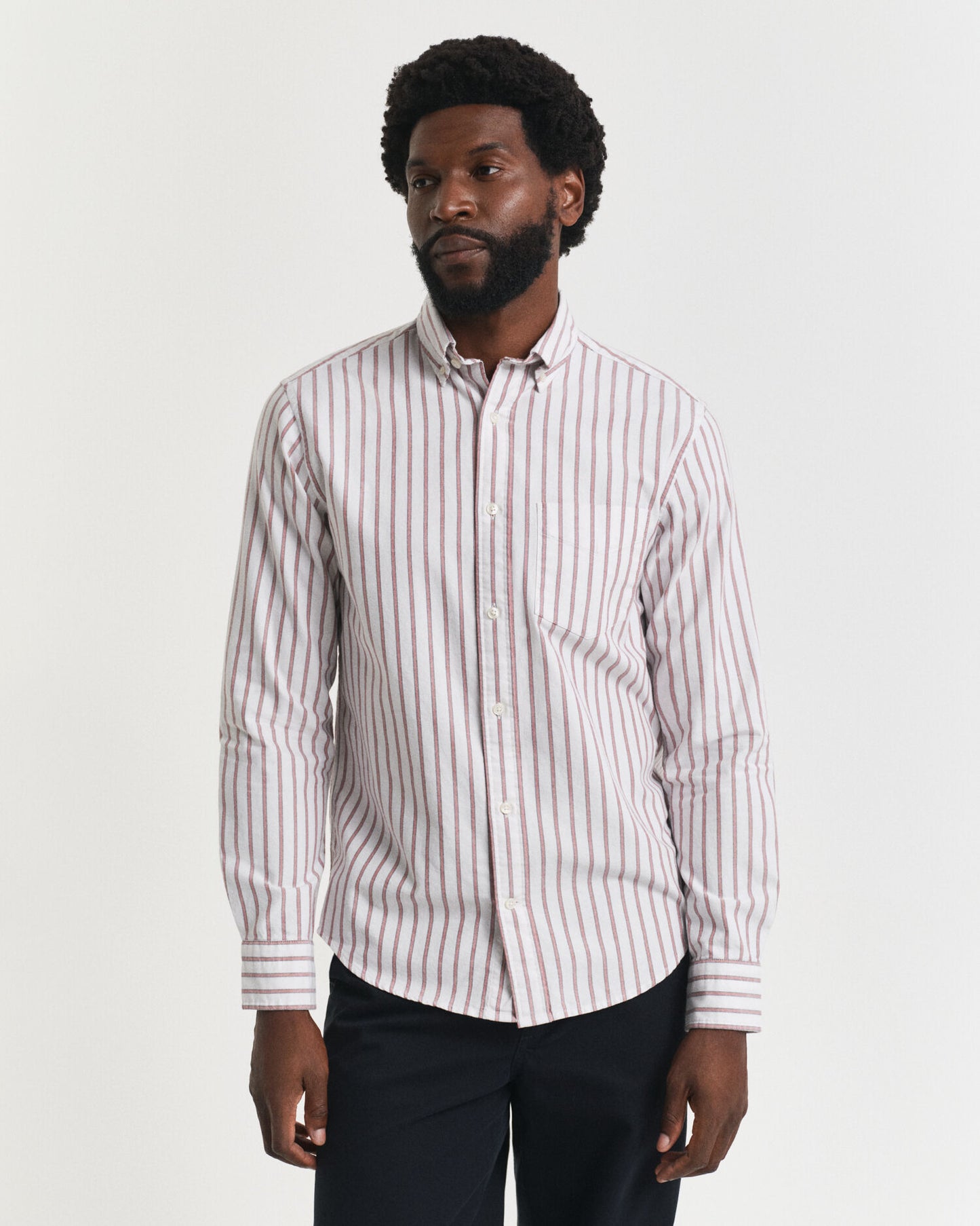 Regular Fit Striped Archive Oxford Shirt