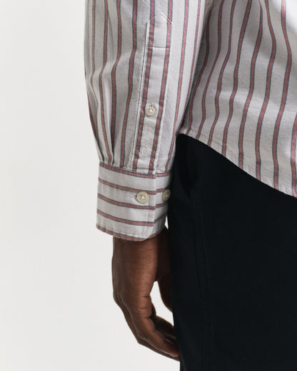 Regular Fit Striped Archive Oxford Shirt
