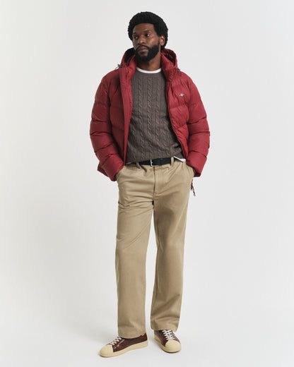 Cotton Cable Knit Crew Neck Sweater