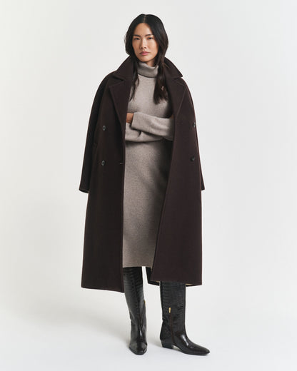 Knit Detail Turtleneck Dress