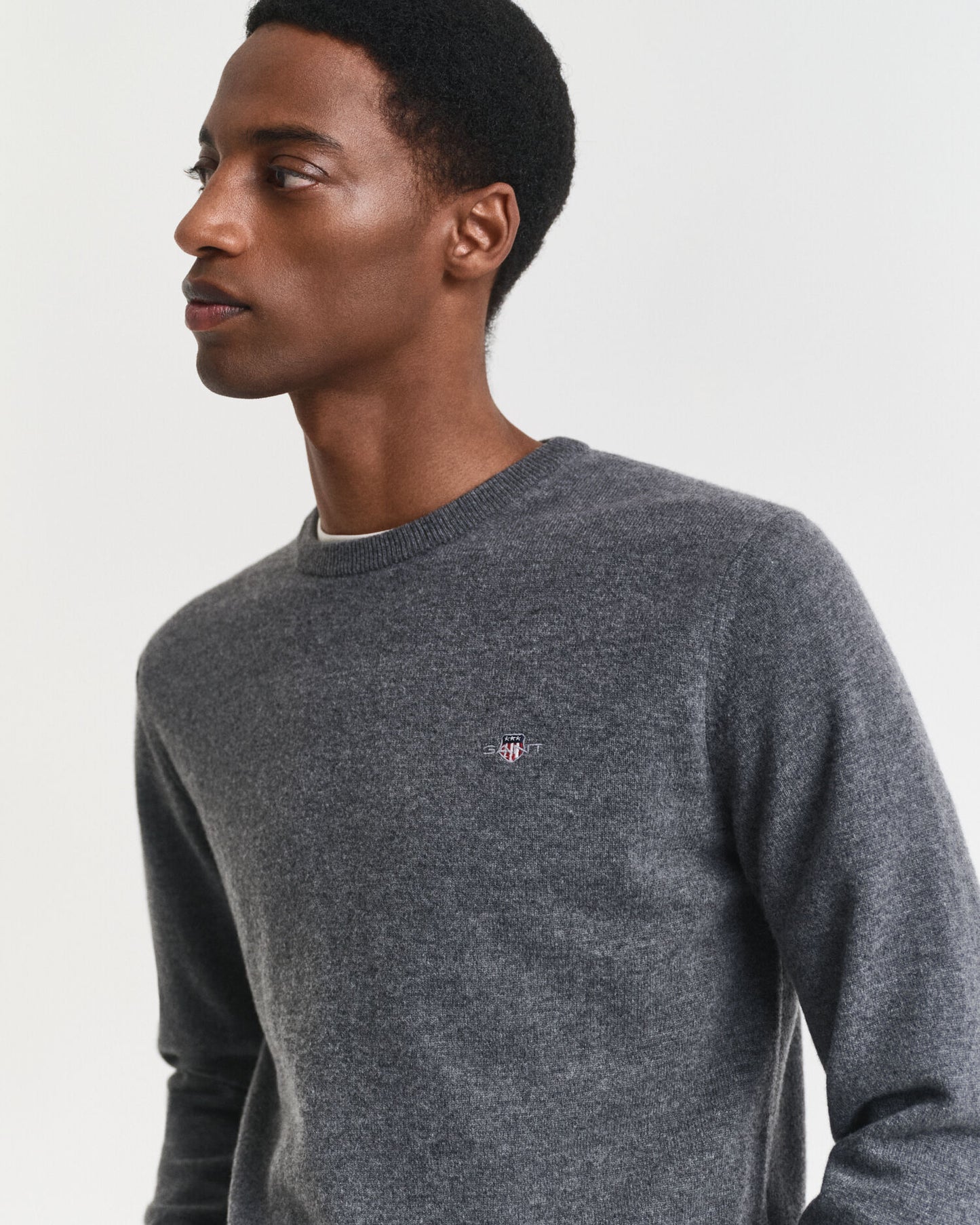 Superfine Lambswool Crew Neck Sweater