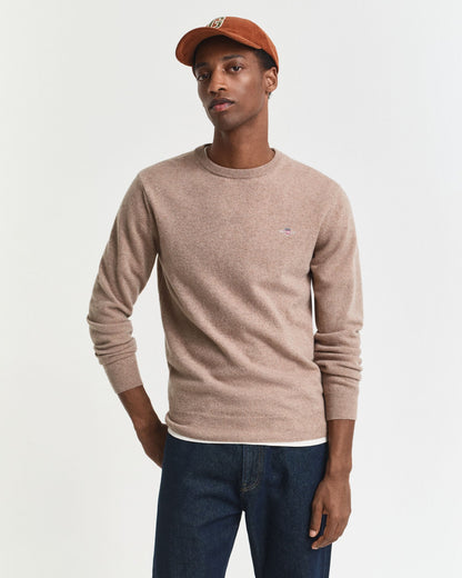 Superfine Lambswool Crew Neck Sweater