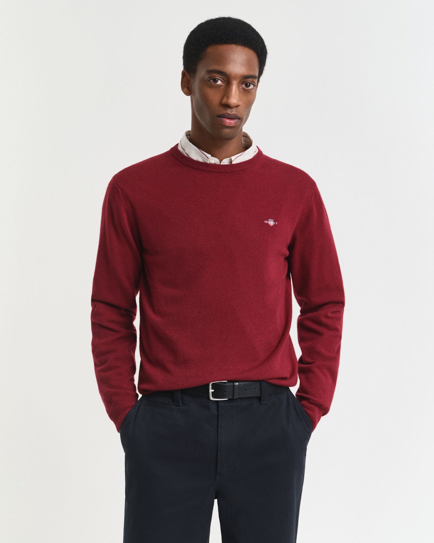 Superfine Lambswool Crew Neck Sweater