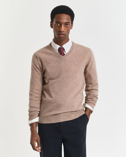 Superfine Lambswool V-Neck Sweater