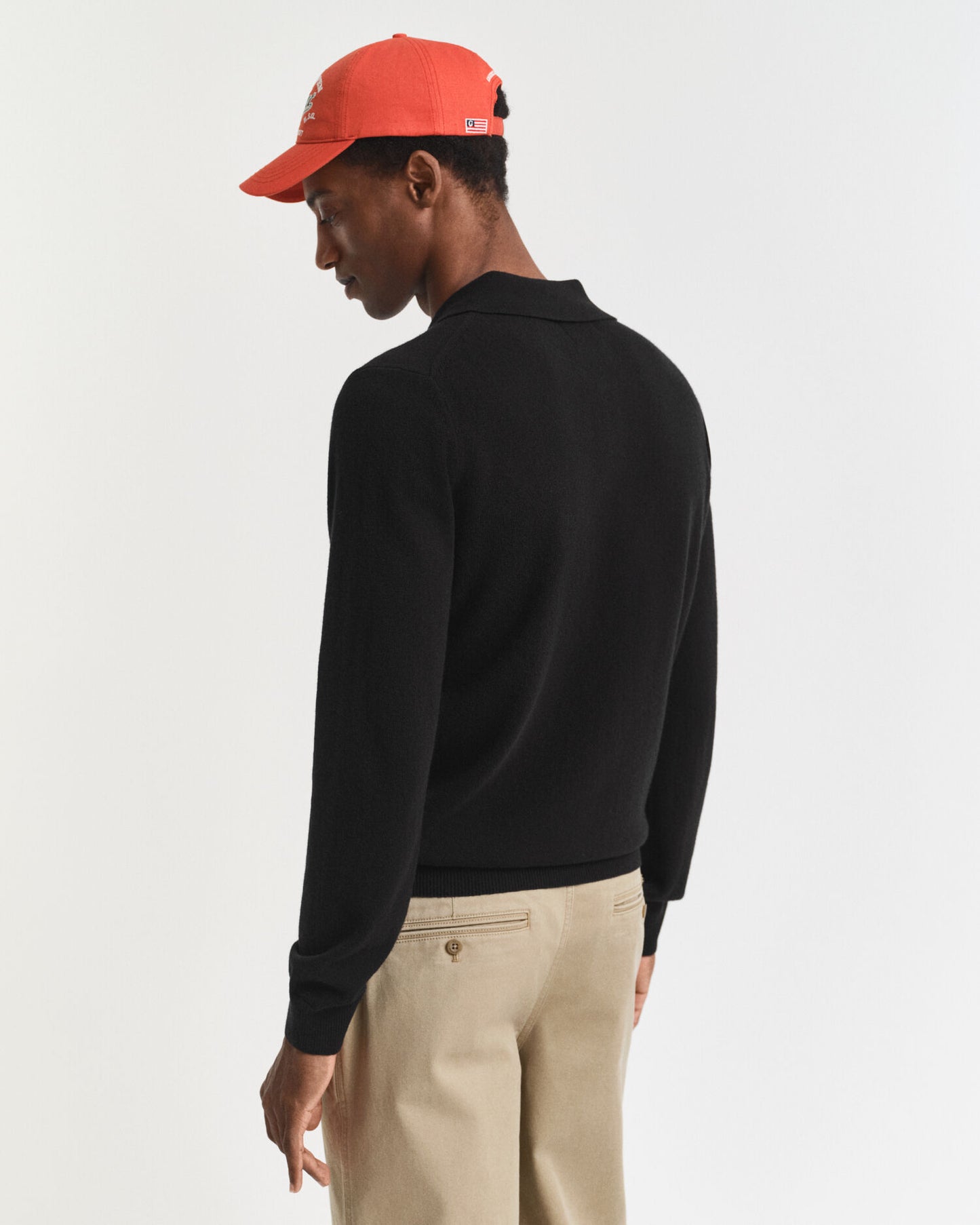 Superfine Lambswool Polo Sweater