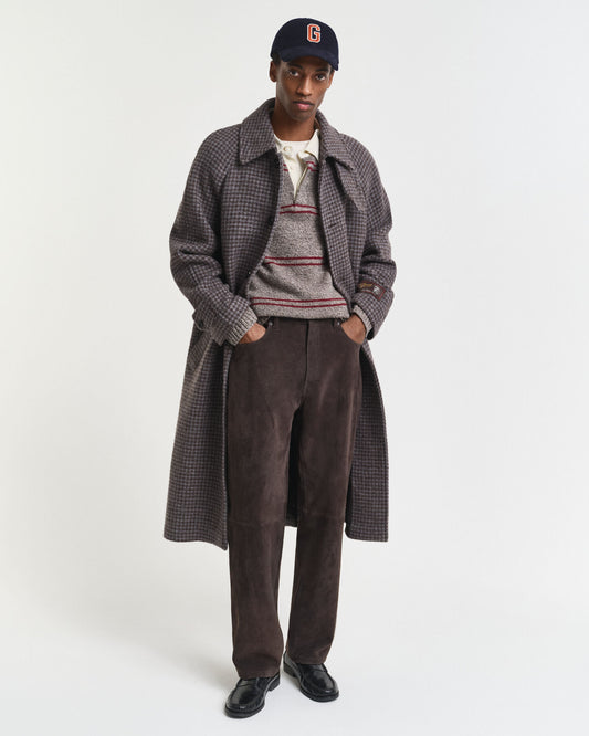 Suede Straight Fit Jeans