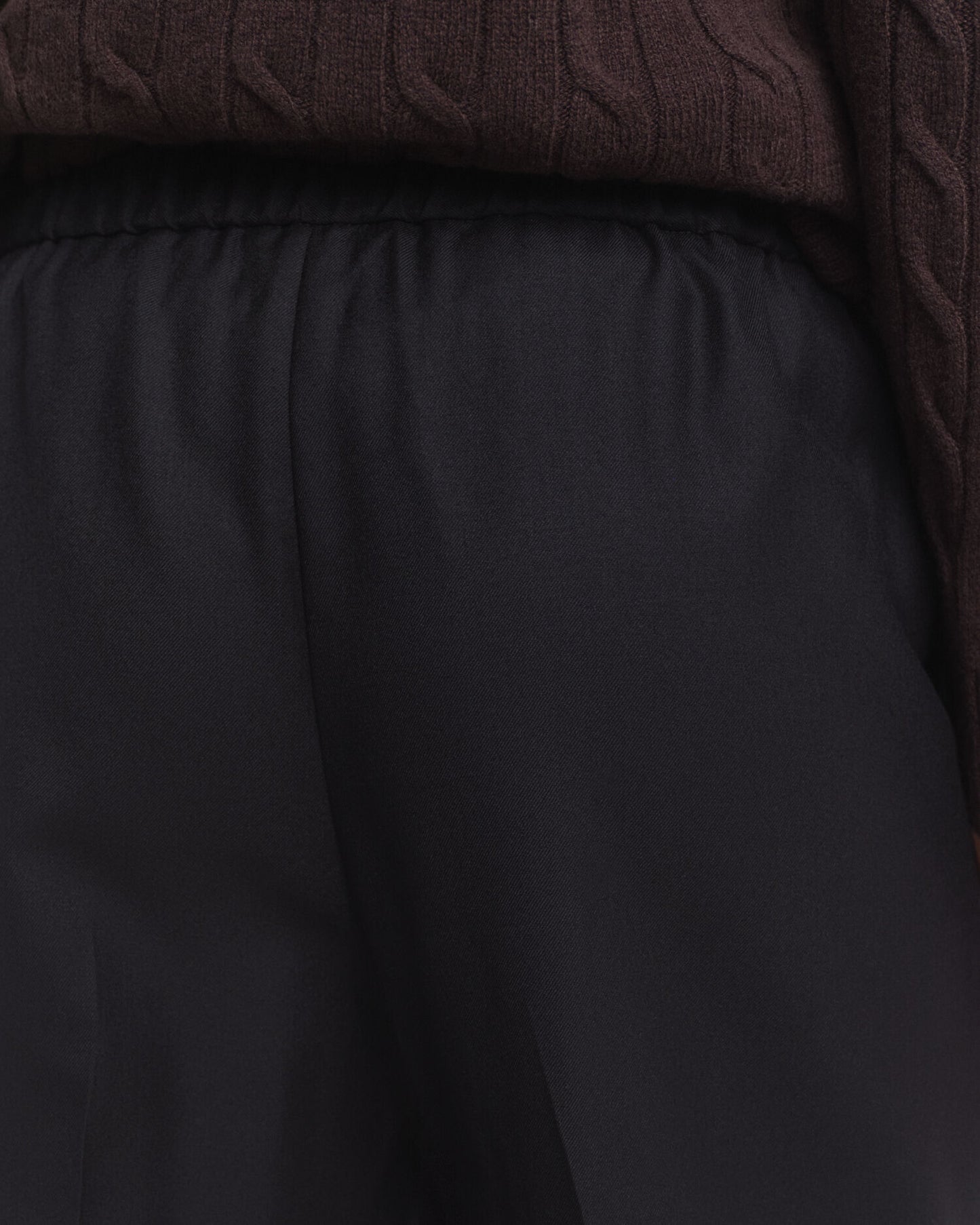 Wool Blend Pull-On Pants