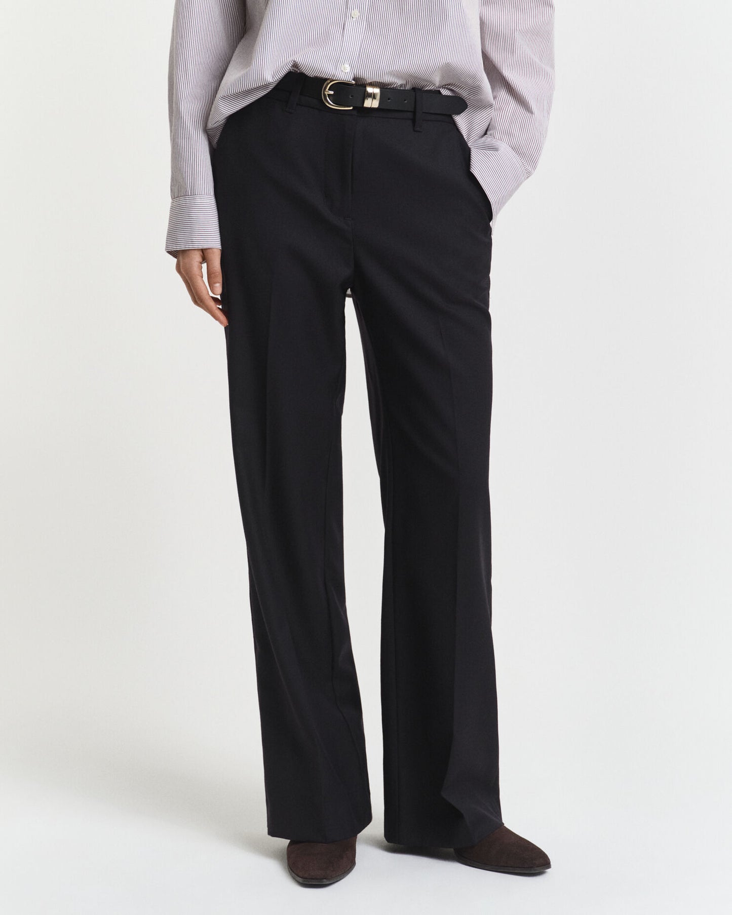 Tailored Wool Blend Pants