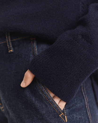 Soft Wool Cashmere Blend Turtleneck Sweater