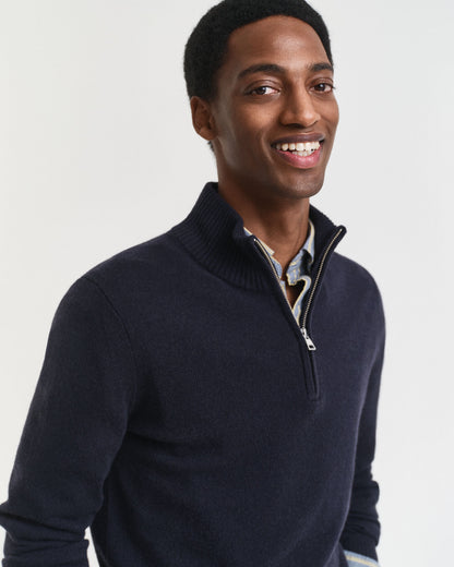 Cashmere Half-Zip Sweater