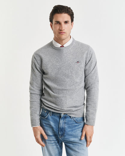Superfine Lambswool Crew Neck Sweater