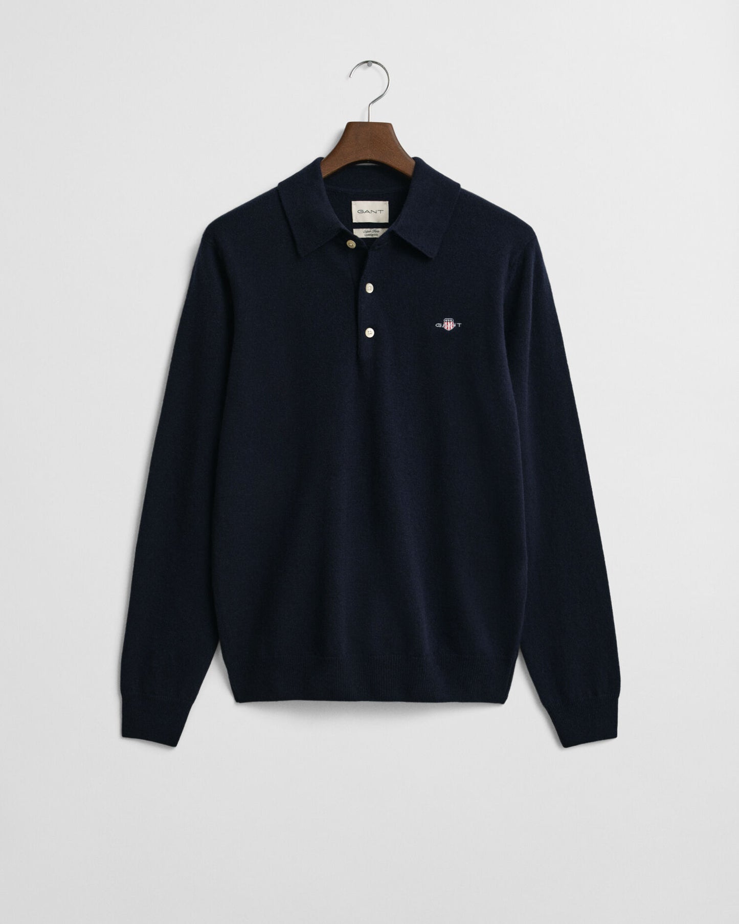 Superfine Lambswool Polo Sweater