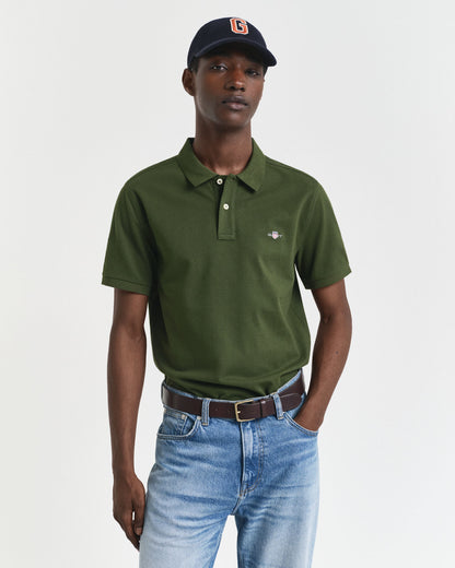 Regular Fit Shield Piqué Polo Shirt