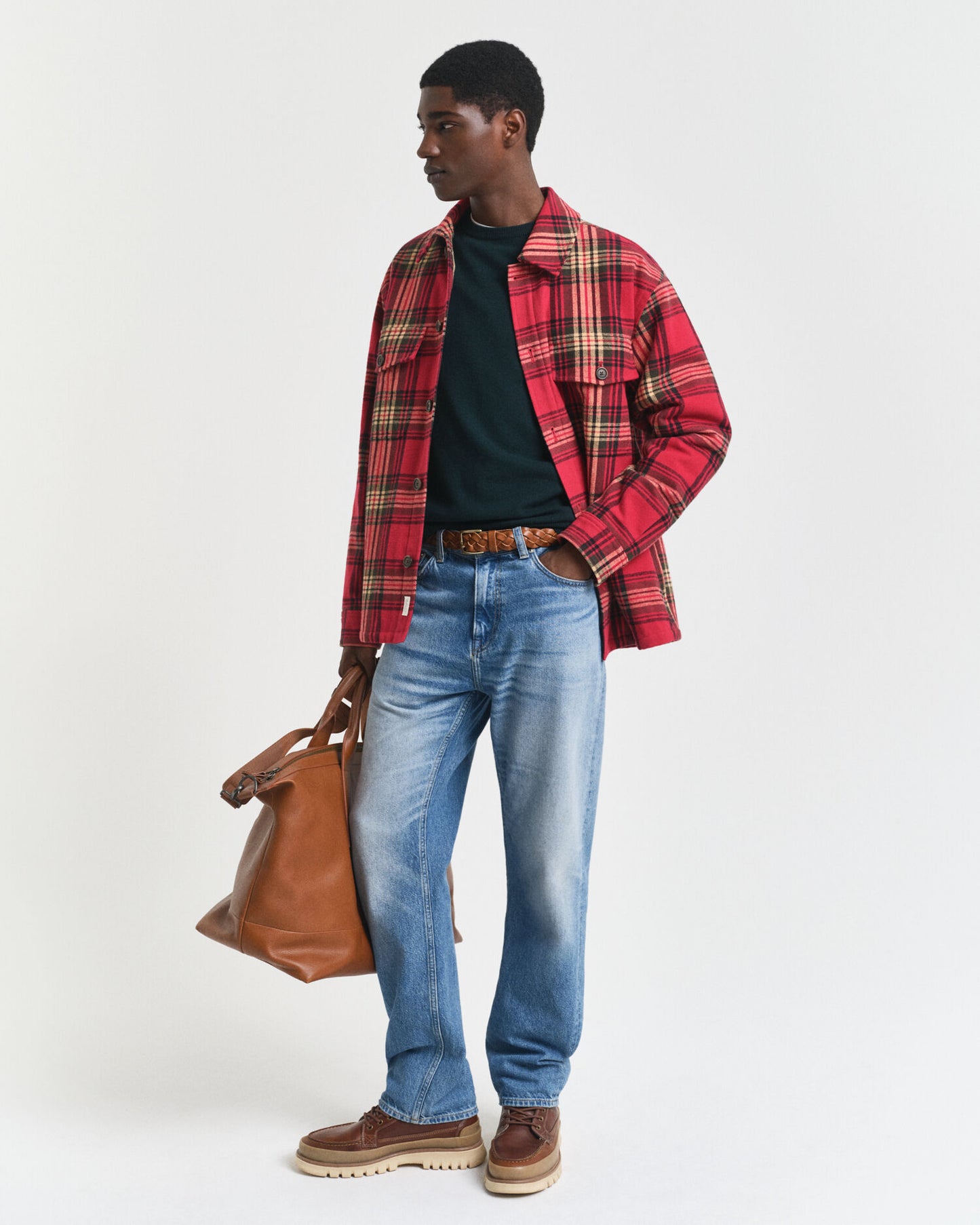 Superfine Lambswool Crew Neck Sweater