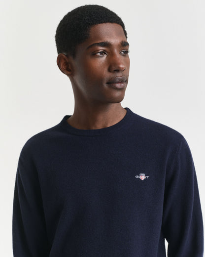 Superfine Lambswool Crew Neck Sweater