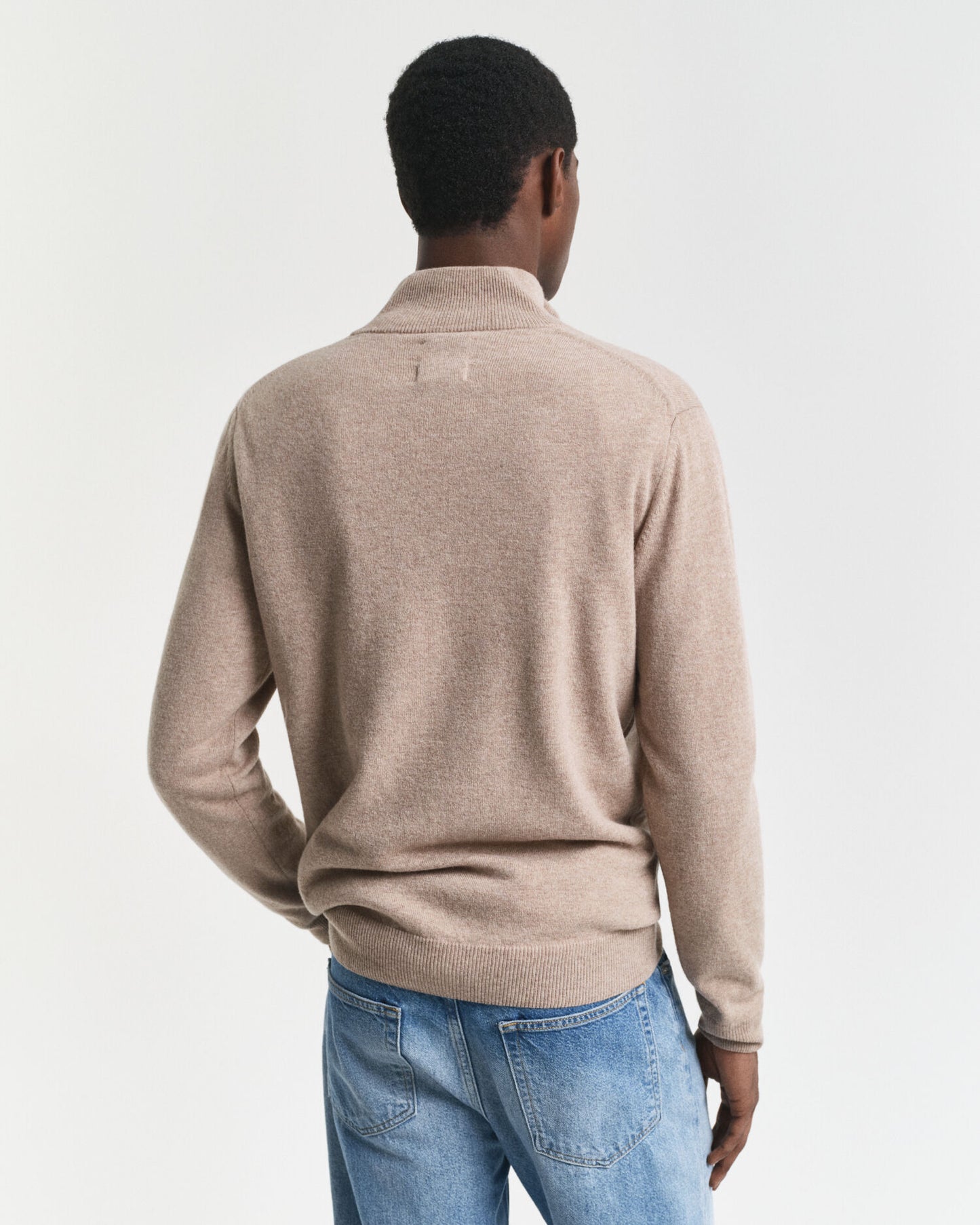 Superfine Lambswool Half-Zip Sweater