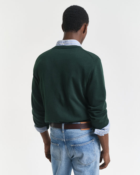 Classic Cotton V-Neck Sweater