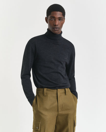 Extra Fine Merino Wool Turtleneck Sweater