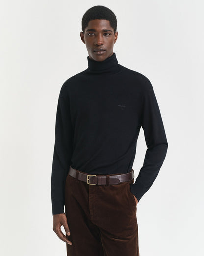 Extra Fine Merino Wool Turtleneck Sweater