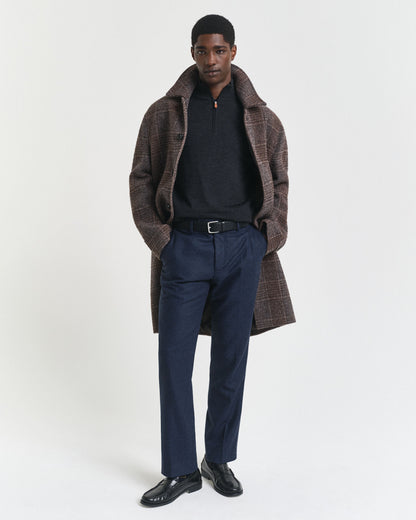 Extra Fine Merino Wool Half-Zip Sweater