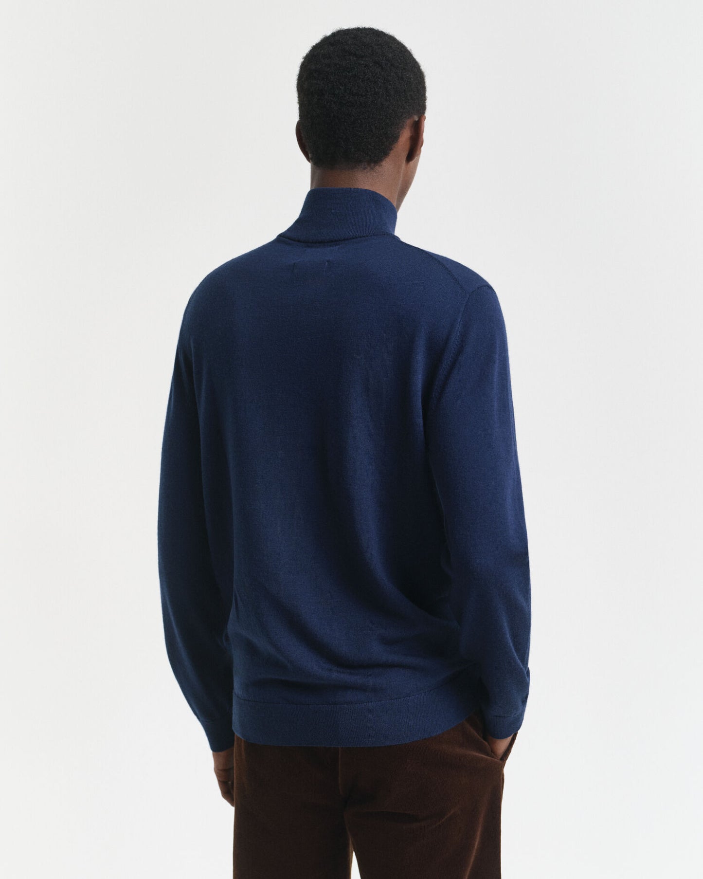 Extra Fine Merino Wool Half-Zip Sweater