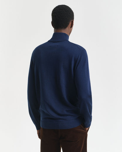 Extra Fine Merino Wool Half-Zip Sweater